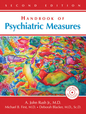 cover image of Handbook of Psychiatric Measures